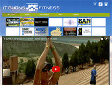 Tablet Screenshot of itburnsjoefitness.com